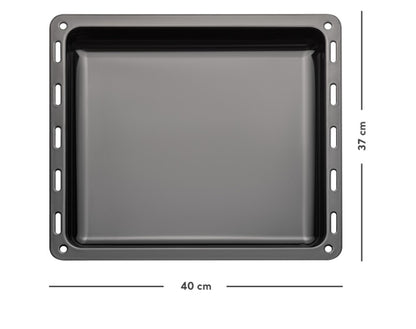 ŞAMDAN 2003 Minibackofen mit Kochplatten 48 L Thermostatsteuerung 1300W, Timer und Temperaturregelung Inox