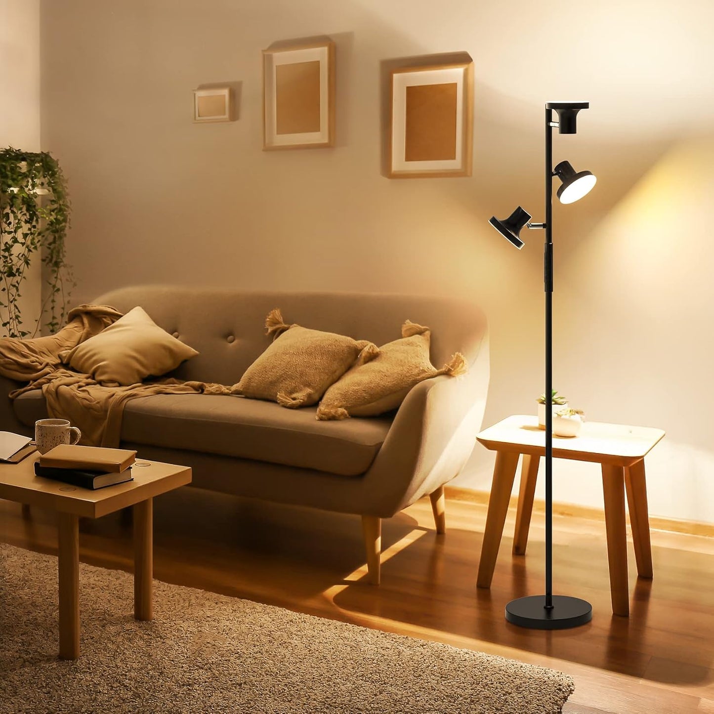 SIBRILLE Stehlampe LED Dimmbar, 36W Fluter Fluter Dimmbar 2500LM mit Fernbedienung &amp; Berührung 2700K-6500K