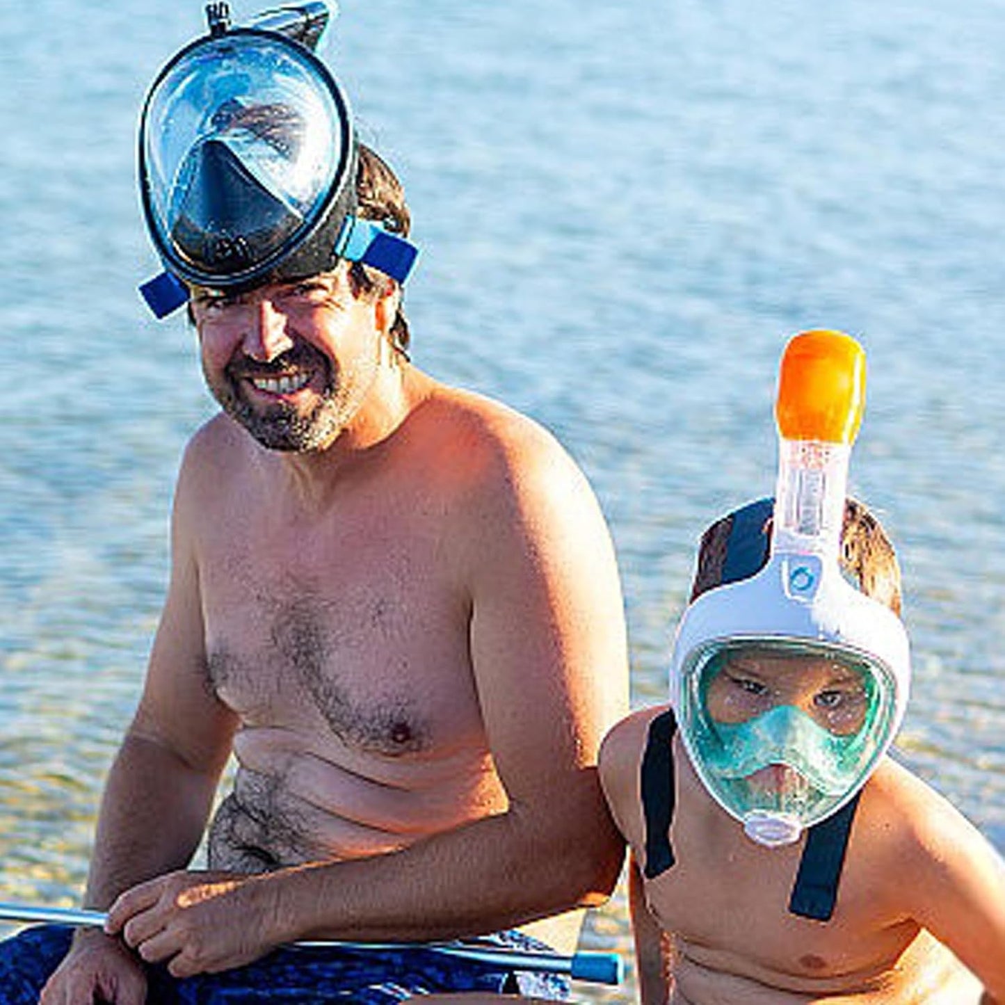 Tauchmaske Schnorchelmaske für Erwachsene & Kinder 180° Vollgesichtsmaske