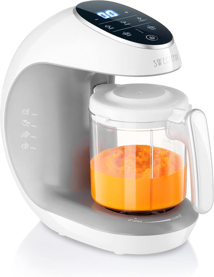 Sweety Fox  Multifunktions Babynahrungszubereiter 7-in-1  Dampfgarer, Mixer, Gläschenwärmer