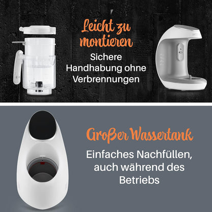 Sweety Fox  Multifunktions Babynahrungszubereiter 7-in-1  Dampfgarer, Mixer, Gläschenwärmer