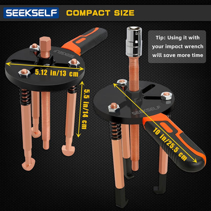 Seekself 55-IN-1 Lagerabzieher-Kit, Sacklochlager-Abzieher-Set