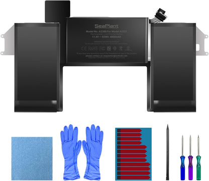 SeaPlant Akku für MacBook Air A2337, 13 Zoll, 2020 M1, A2389 11,4 V 4800 mAh 55 Wh; Akku A2389