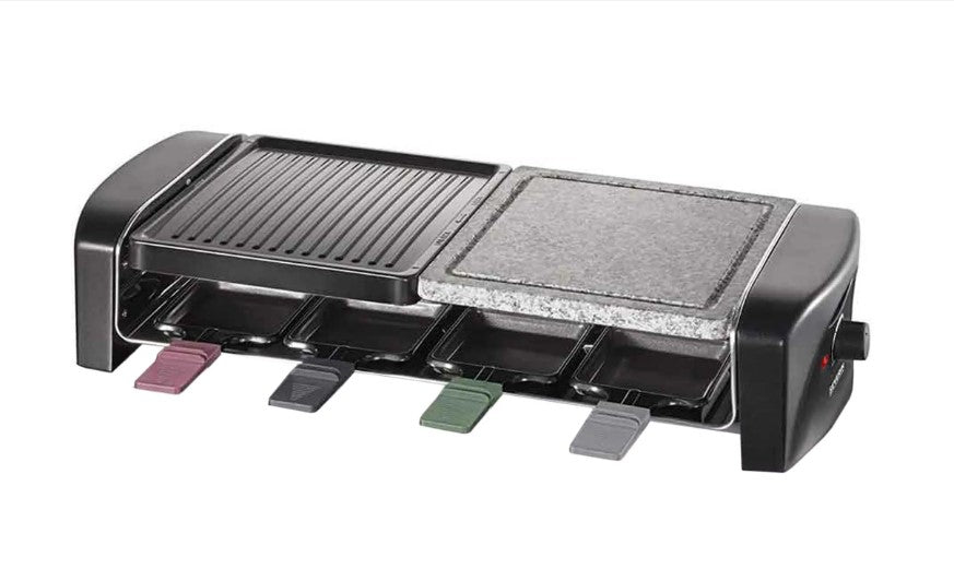 Raclette-Grill SEVERIN RG 9645 avec pierre naturelle
