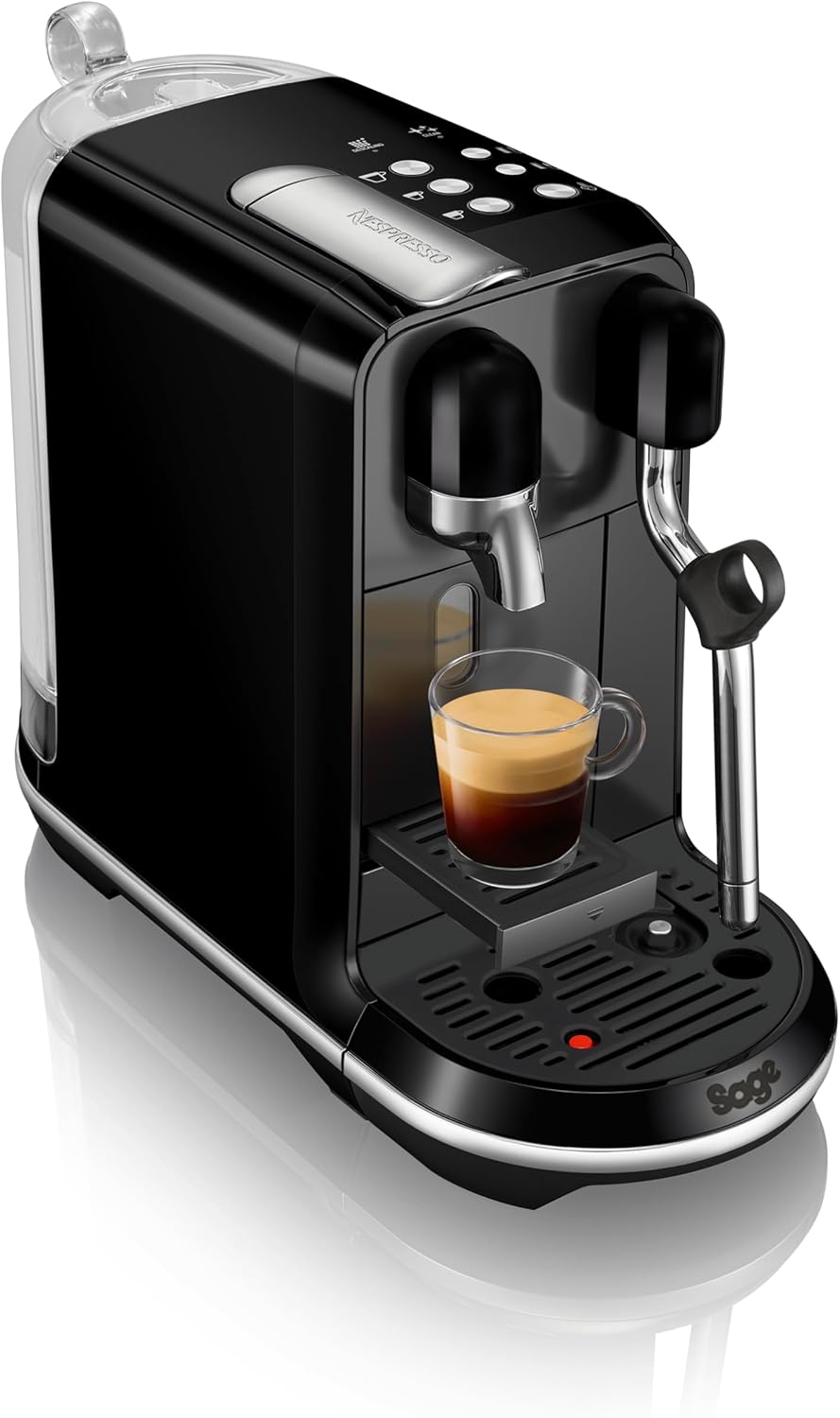 Sage The Creatista Uno Nespresso Kapselsystem Black Sesame Kaffeemaschine SNE500BKS schwarz