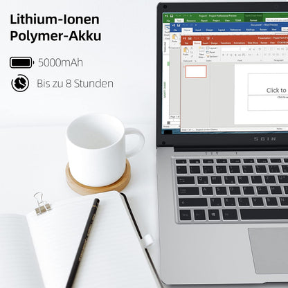 SGIN 14,1 Zoll Laptop 4GB DDR4 128GB eMMC Notebook Windows 10 Home