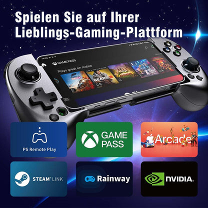 ShanWan Handy Controller für Android/iOS/iPhone15, Smartphone Controller mit Einstellbarer Joystick