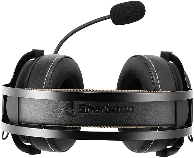 Casque de jeu audio haute résolution Sharkoon Skiller SGH50, noir et blanc