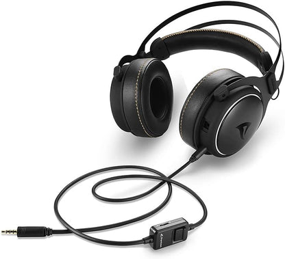 Casque de jeu audio haute résolution Sharkoon Skiller SGH50, noir et blanc