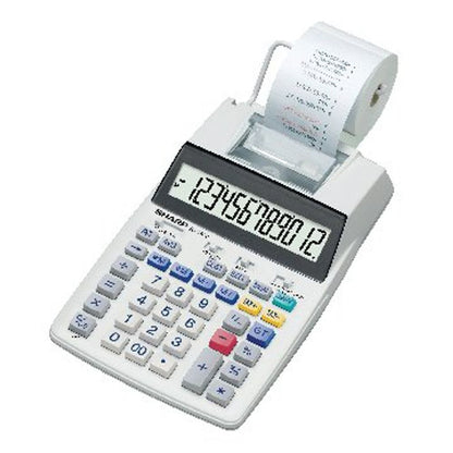 SHARP EL-1750V Tischrechner imprimant en gris clair