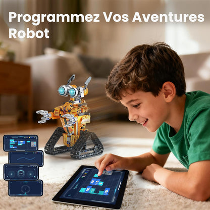 Sillbird Bauset Roboter mit Fernbedienung,8 – 12 Jahre,468 pcs.programmierbar