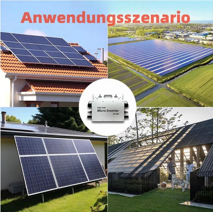 800W Micro Wechselrichter Solar Grid Tie mit AC Datenüberwachung Display