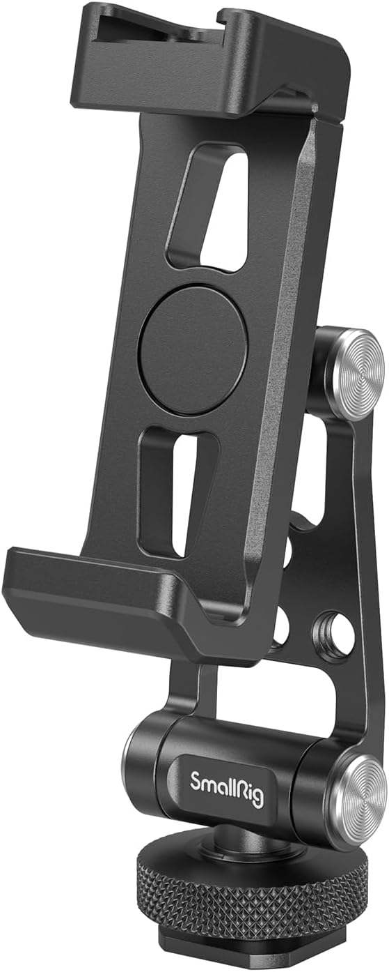 SMALLRIG Universelle Metal Phone Support mit Blitzschuh, für iPhone /Samsung 4382 