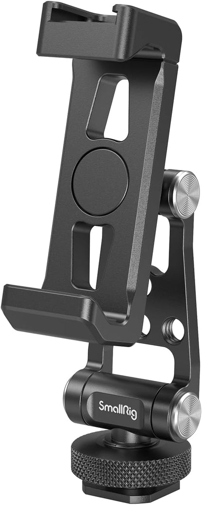 SMALLRIG Universelle Metal Phone Support mit Blitzschuh, für iPhone /Samsung 4382 