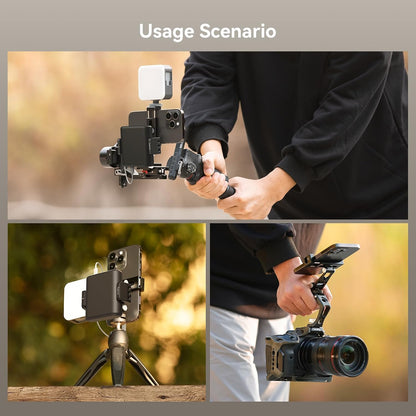 SMALLRIG Universelle Metal Phone Support mit Blitzschuh, für iPhone /Samsung 4382 