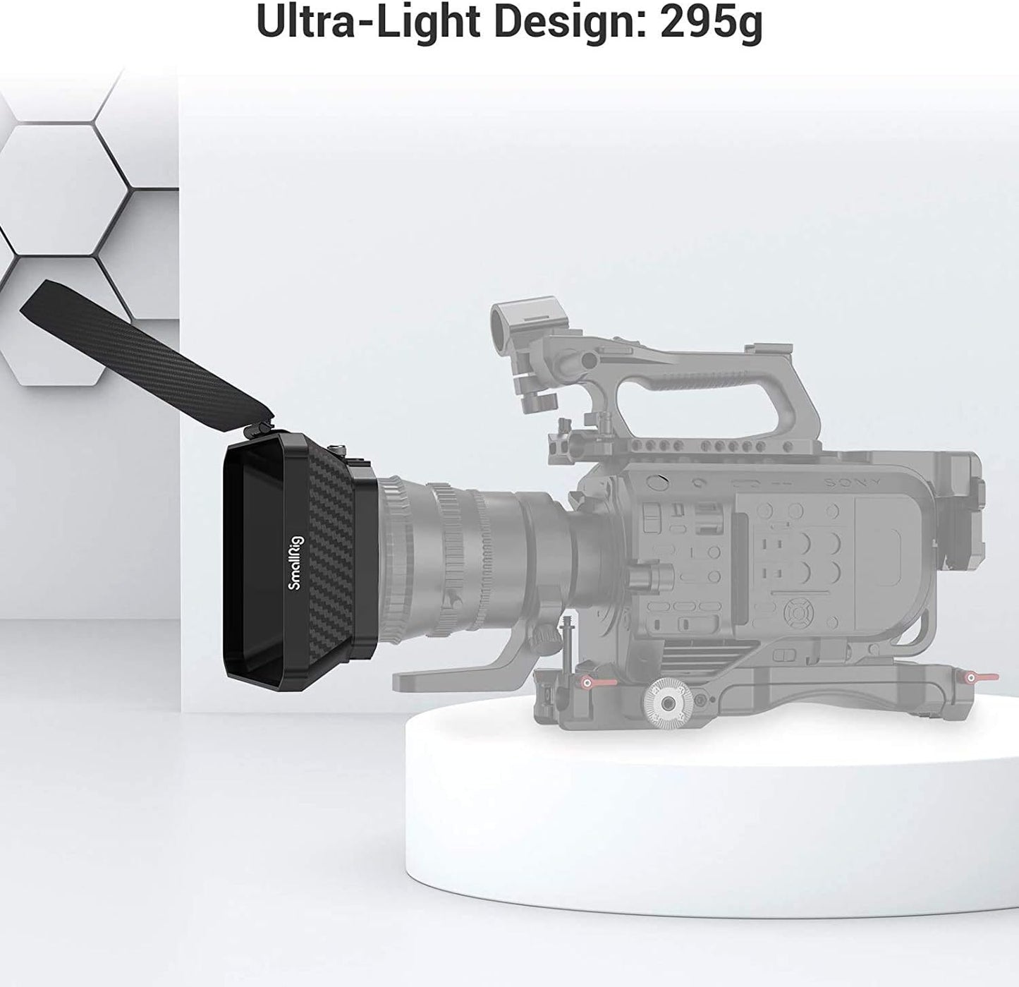 SMALLRIG Light Matte Box pour appareils photo reflex numériques sans miroir, compatible avec les objectifs 67 mm/72 mm/77 mm/82 mm/114 mm – 2660