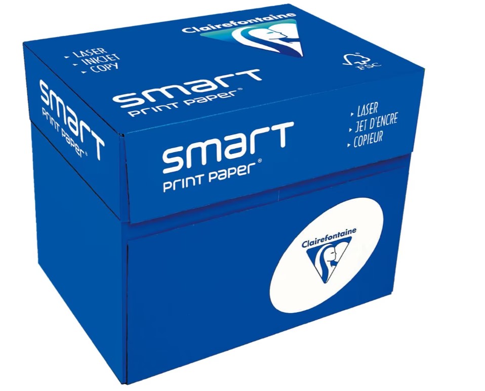 Papier d'impression multifonction Clairefontaine A4 Smart Print Paper 60 g 3000 feuilles