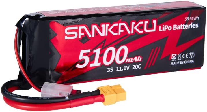 SANKAKU 3S 5100 mAh 11,1 V 20 C LiPo-Akku mit XT60-Stecker