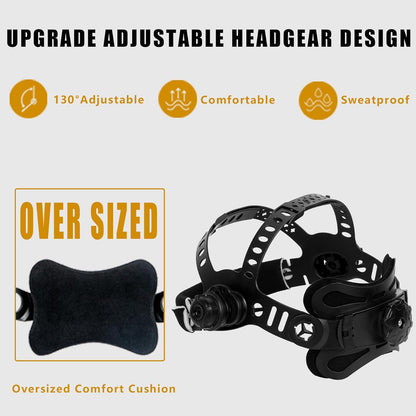 SONNLER Automatik Schweißhelm  großem Sichtfeld (10 x 9,3 cm), Echtfarben-Schweißmaske