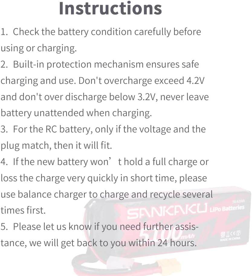 SANKAKU 3S 5100 mAh 11,1 V 20 C LiPo-Akku mit XT60-Stecker