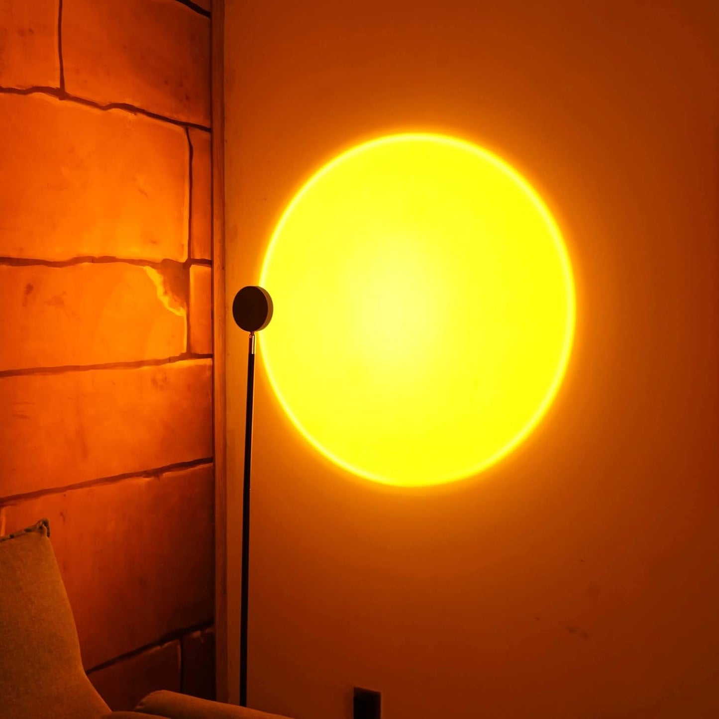 SOLLA Sonnenuntergang Projection LED Lampe Coucher de Soleil, Longue Support 360° Stehlampe