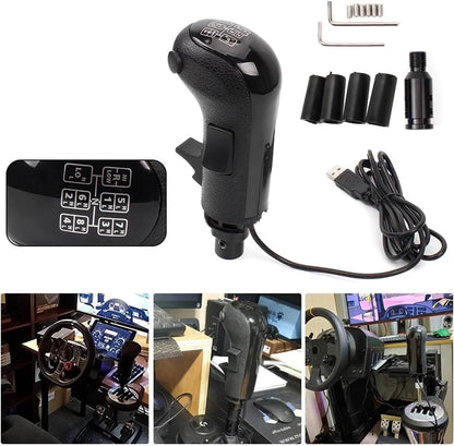 Sarini Gearshift Shifter Knob USB Truck Simulator Shifter Ersatz für Logitech G29 G27 G25 G920