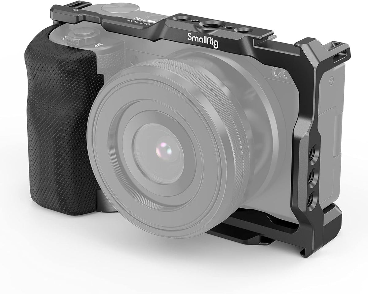 SMALLRIG ZV-E10 Käfig mit Griff und integrierter Schnellwechselplatte für Arca Swiss