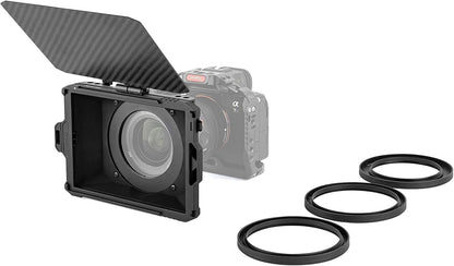Mini Matte Box SMALLRIG pour appareils photo reflex numériques et hybrides, kit de support de filtre lumineux pour vidéastes - 3196