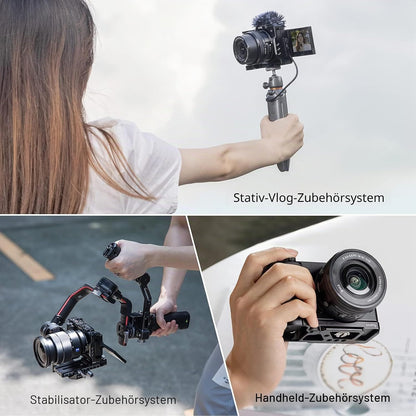 SMALLRIG ZV-E10 Käfig mit Griff und integrierter Schnellwechselplatte für Arca Swiss