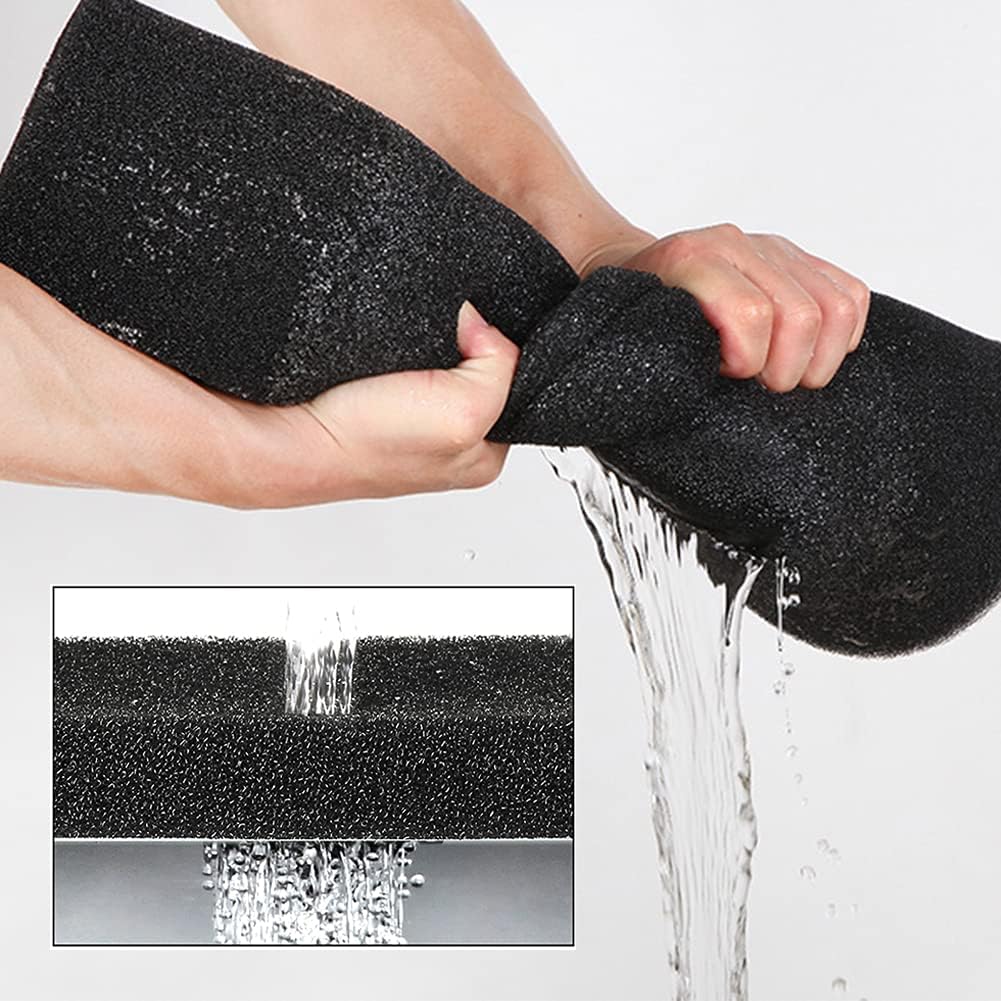 2 X Shunting Bio-Baumwoll-Filter, für Pool, Aquarium, Wasserfilter, Baumwolle (50 x 4 x 50–25PPI) 2 stück