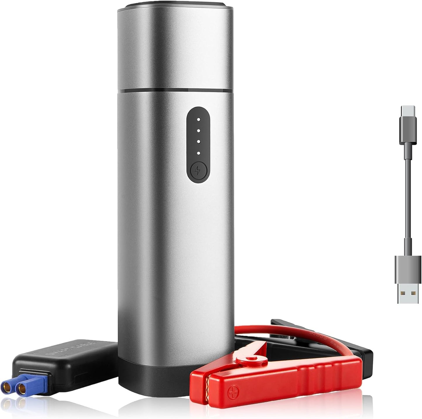 Starthilfe Powerbank avec Powerbank Jumpstarter, 12V-500A Spitzenstrom, 38,4Wh