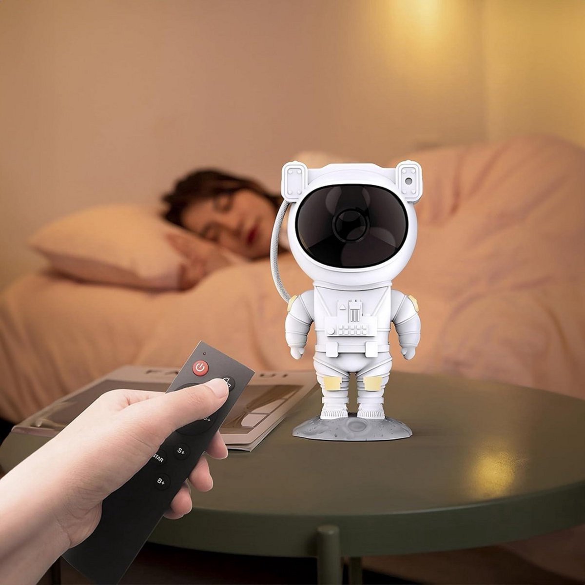Starry Sky LED Sternenhimmel Projektor mit Fernbedienung Nachtlampje Astronaut