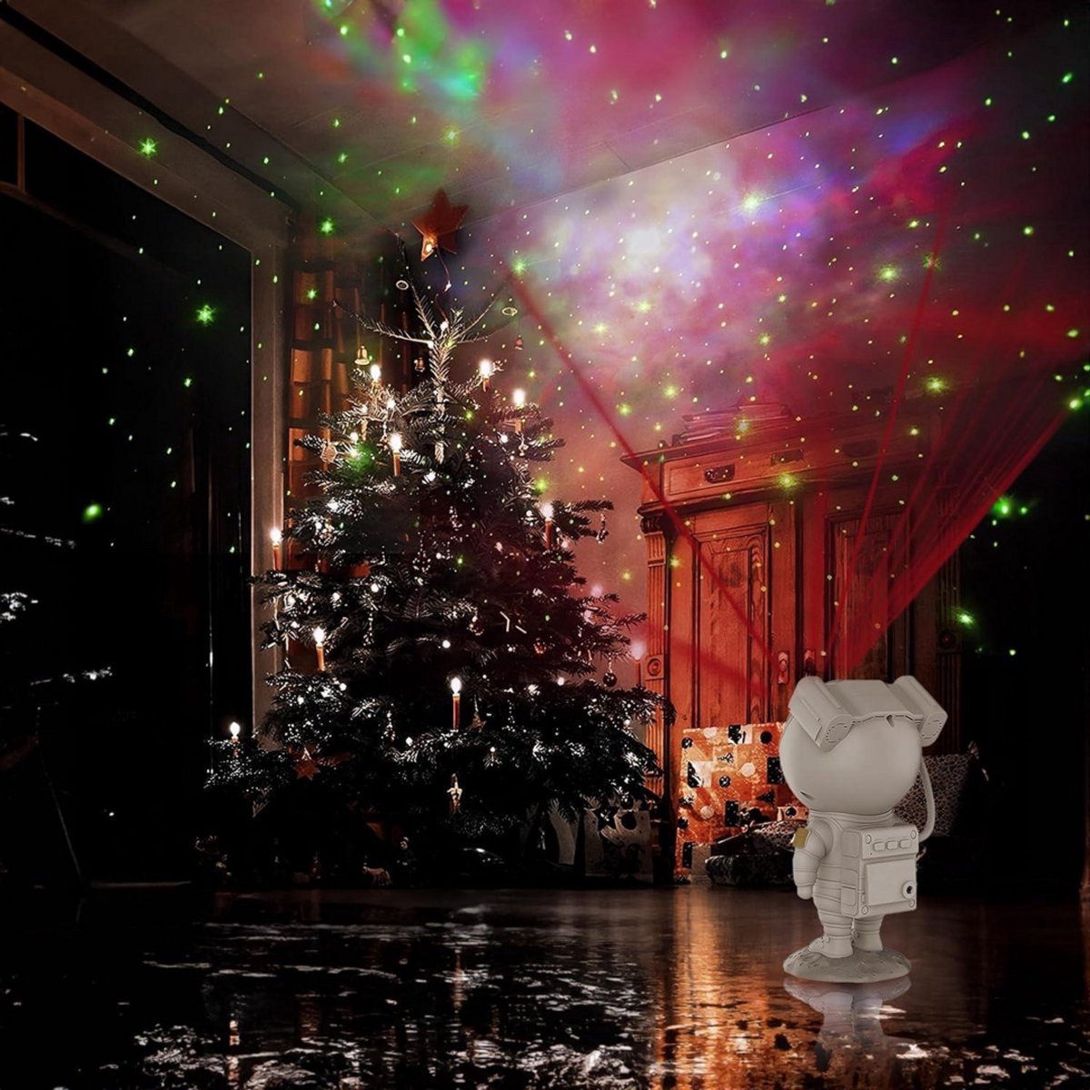 Starry Sky LED Sternenhimmel Projektor mit Fernbedienung Nachtlampje Astronaut