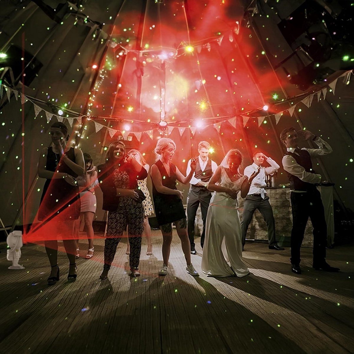 Starry Sky LED Sternenhimmel Projektor mit Fernbedienung Nachtlampje Astronaut