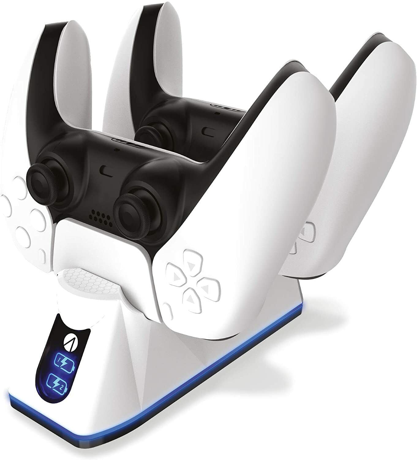 Stealth SP-C100V PS5 Ladestation  Twin USB + Play & Ladekabel weiß