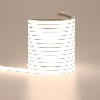 LED Streifen 5M 4000K Wasserdicht 24V Flexibel Neon LED Strip Schmal 6×6mm