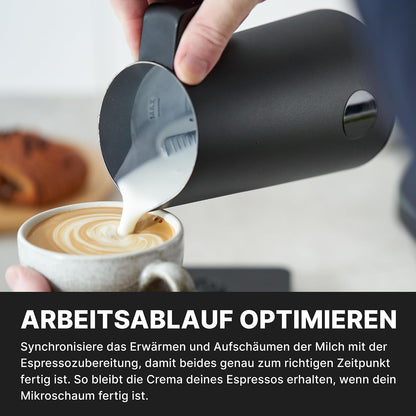 Subminimal NanoFoamer PRO Elektrischer Milchaufschäumer – Schwarz