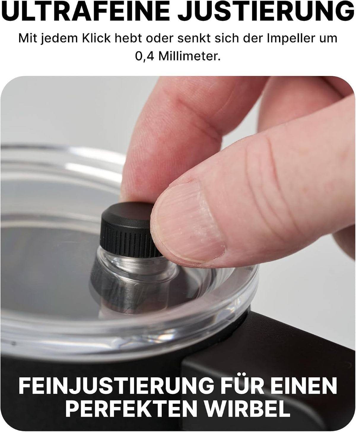 Subminimal NanoFoamer PRO Elektrischer Milchaufschäumer – Schwarz