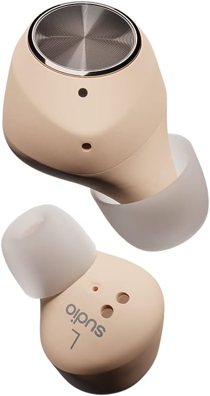 Sudio T2 Kabellose Kopfhörer  Bluetooth 5.2,Noise Cancelling,(Sand)