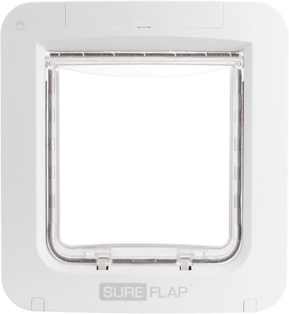 Sure Petcare SureFlap Mikrochip-Haustierklappe Connect, kompatibel mit RFID-Halsbandanhänger und Mikrochip