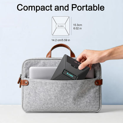 SUIDEK Externes CD DVD-Laufwerk für Laptops, tragbarer 7-in-1-CD DVD