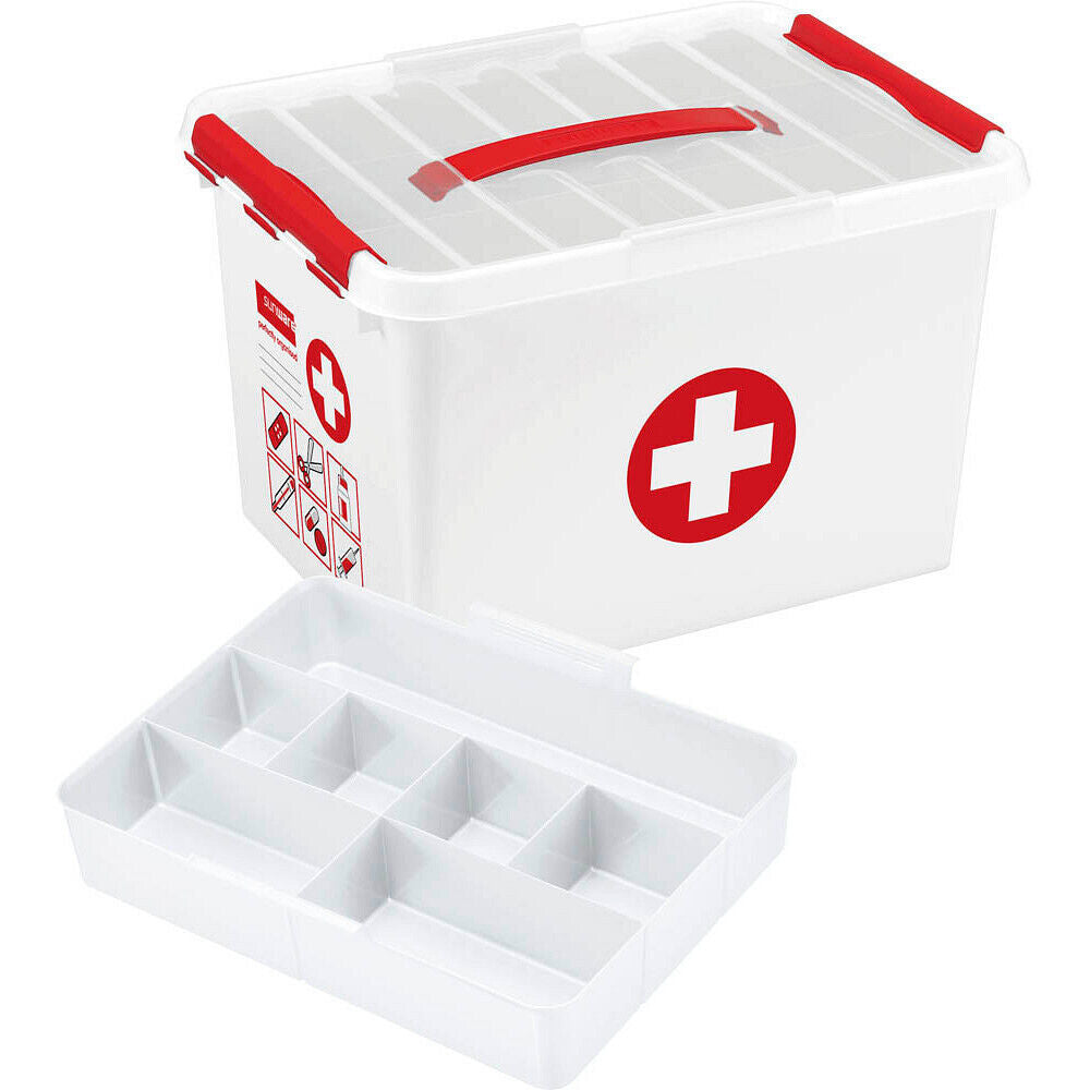 helit Aufbewahrungsbox "la q-line" - Erste Hilfe 22 litres 