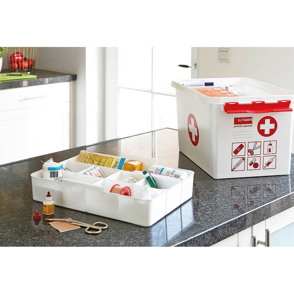 helit Aufbewahrungsbox "la q-line" - Erste Hilfe 22 litres 