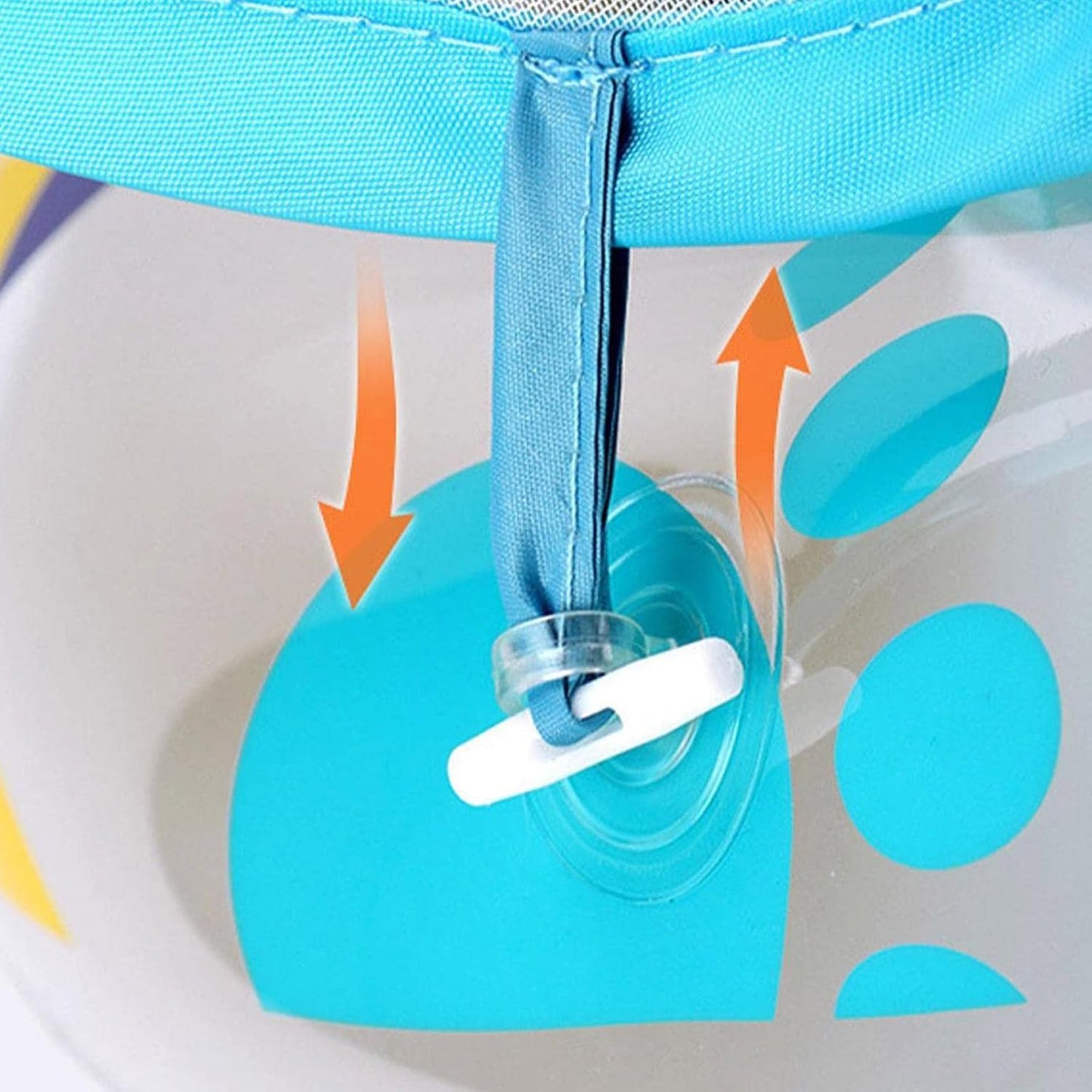 Swimbobo Schwimmring, für Kinder, Baden, Fußspiel, Lauflernhilfe, mit Dach,Unisex