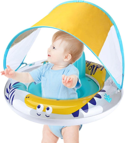 Swimbobo Schwimmring, für Kinder, Baden, Fußspiel, Lauflernhilfe, mit Dach,Unisex