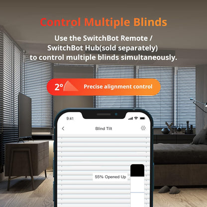 Switchbot Blind Tilt - Smarte elektrische Jalousiesteuerung