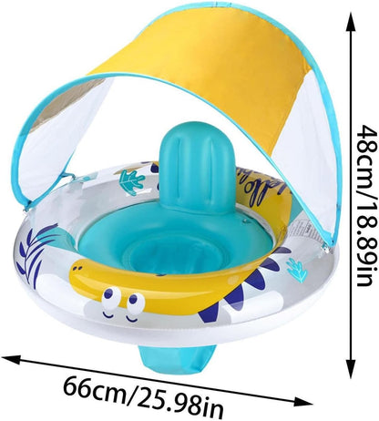 Swimbobo Schwimmring, für Kinder, Baden, Fußspiel, Lauflernhilfe, mit Dach,Unisex