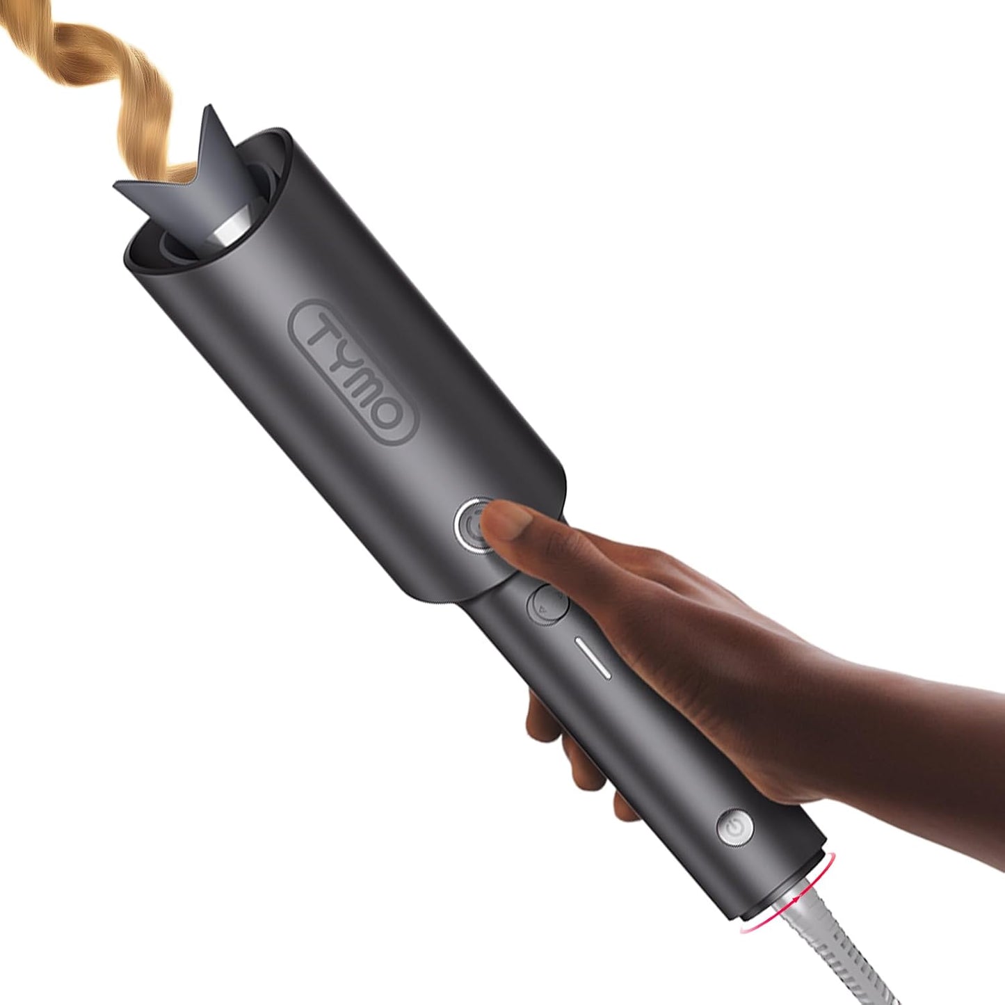 TYMO CURLPRO Lockenstab Automatisch Große Locken  25mm  3 Temp Rotierender