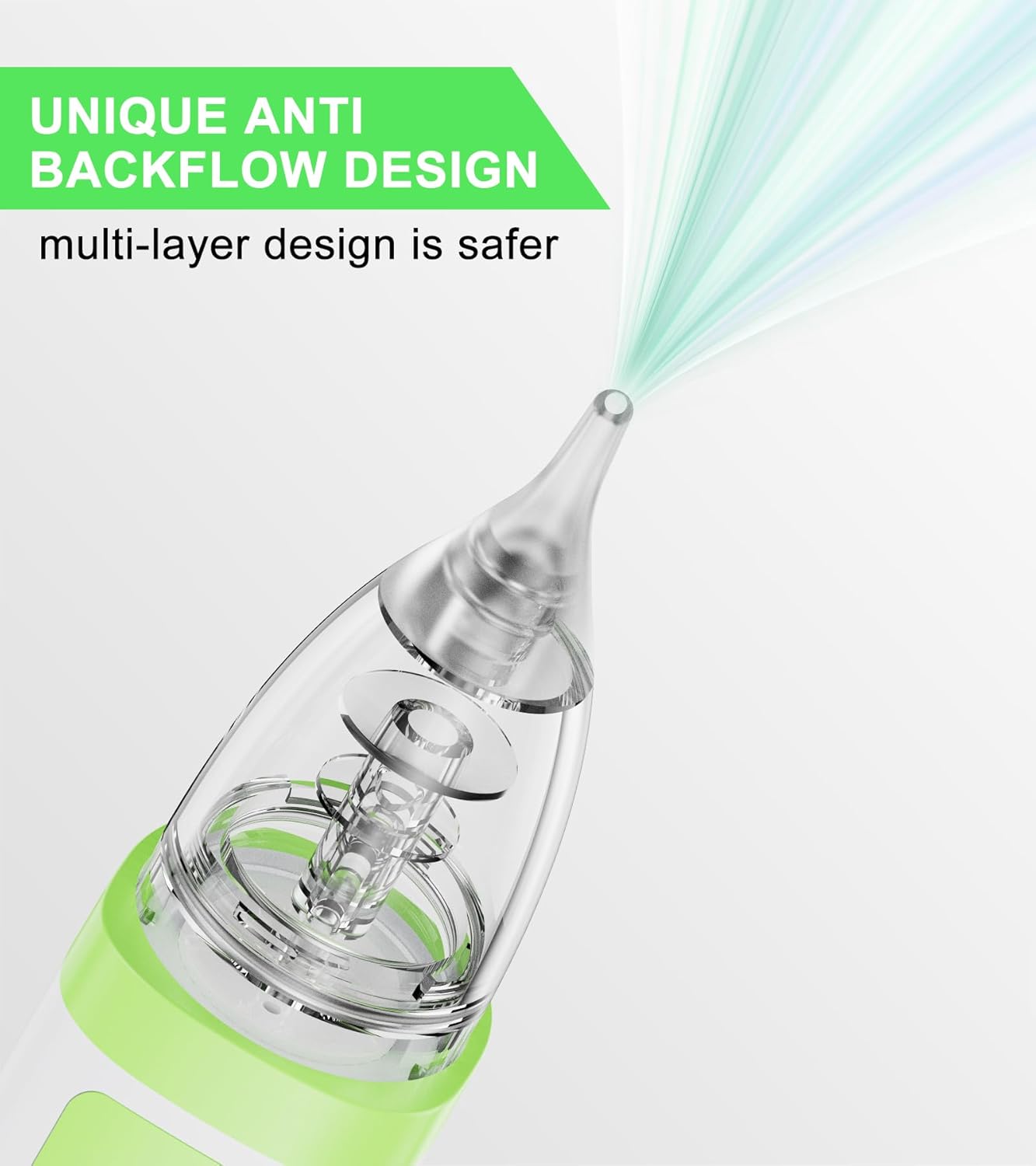 TAIKOUL Nasensauger Baby Elektrisch, USB Wiederaufladbar Musik & Licht Beruhigender Funktion