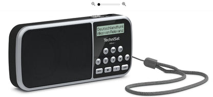 TechniSat VIOLA 3 | portables DAB+ Radio mit LED Taschenlampenfunktion | schwarz